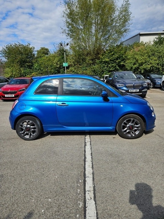 Fiat 500 S Blue