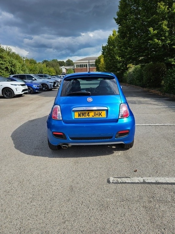 Fiat 500 S Blue #3