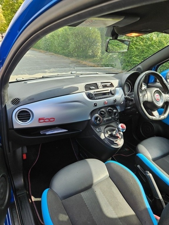 Fiat 500 S Blue #6