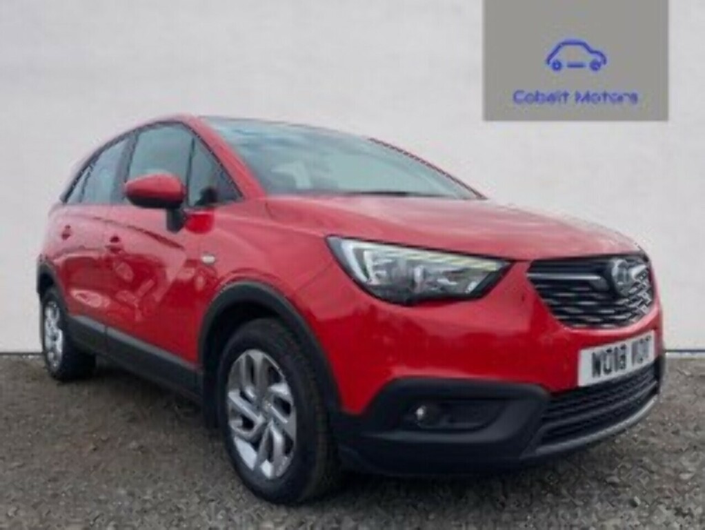 Vauxhall Crossland X 1.2 Turbo Se Nav Suv Euro 6 S S Red