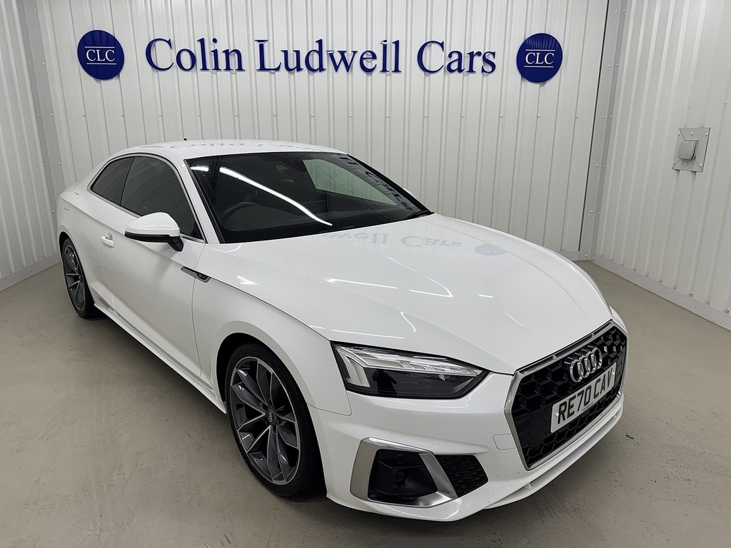 Audi A5 Tdi S Line Coupe 2.0 White