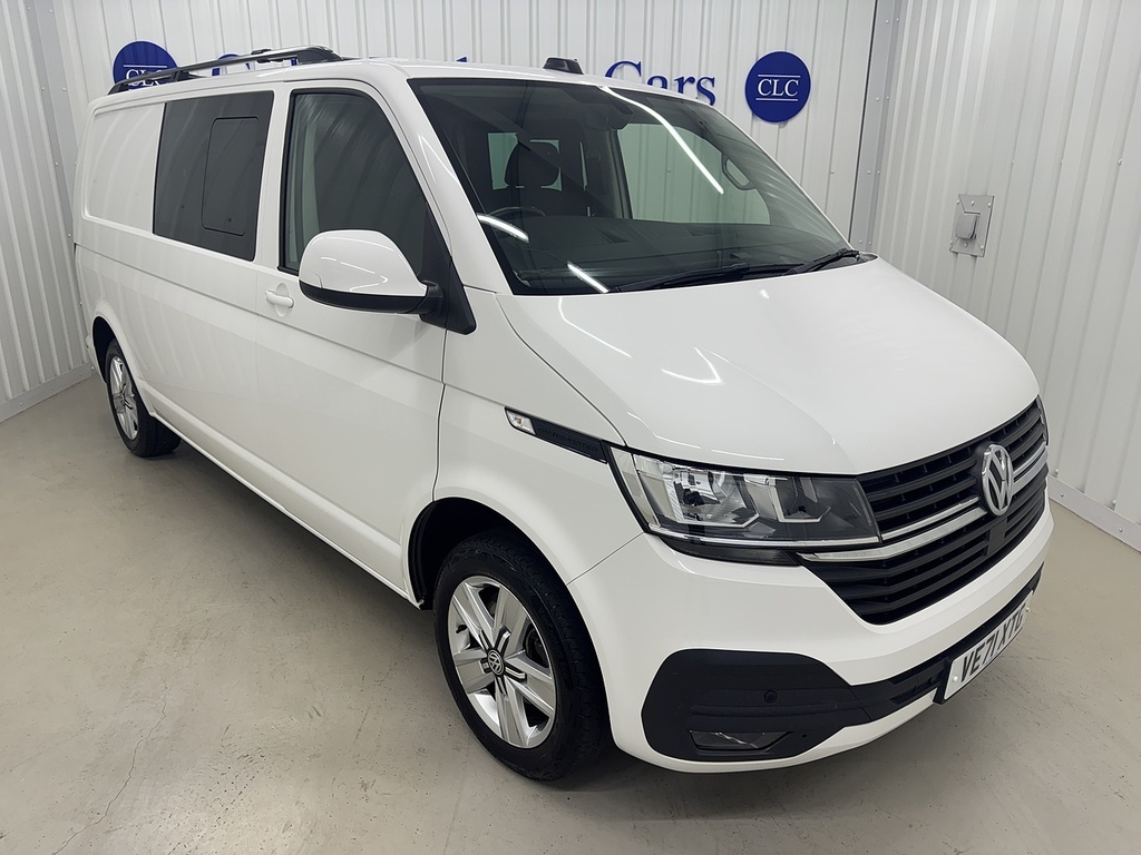 Volkswagen Transporter 2.0 Tdi T32 Highline Kombi Double Cab D White
