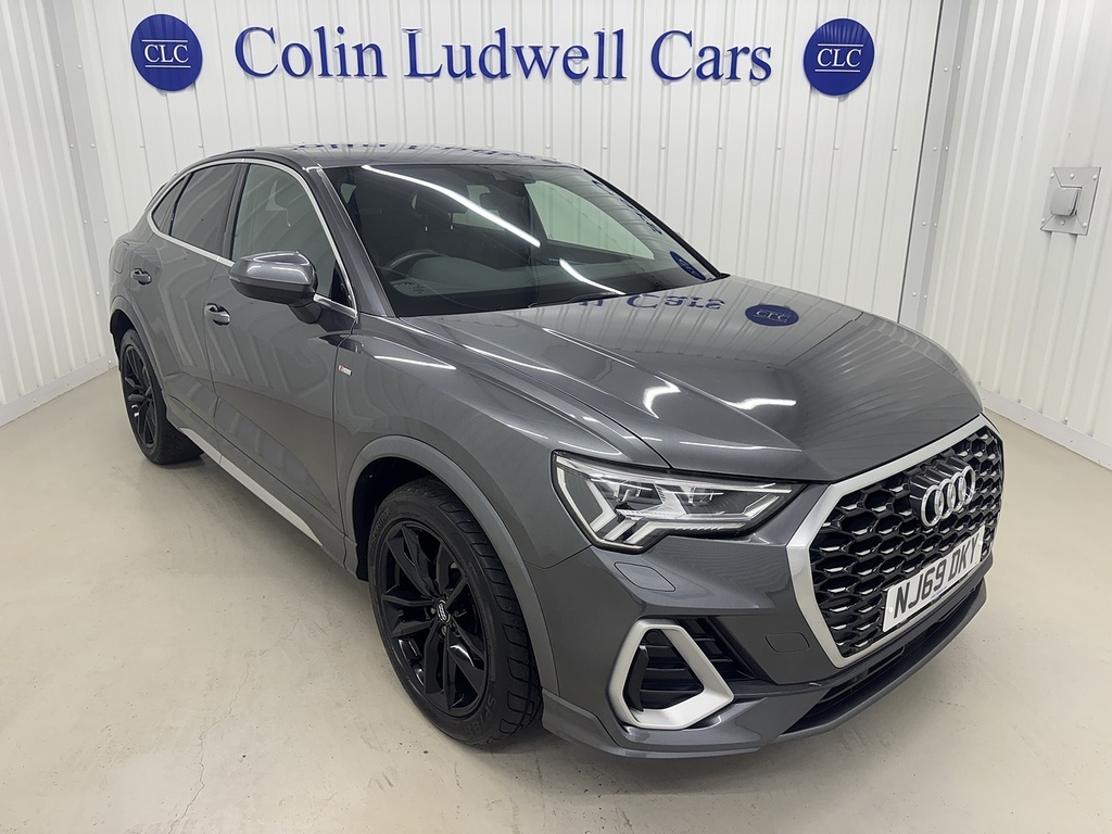 Audi Q3 2.0 Tdi 35 S Line Sportback S Tronic Euro 6 Ss Grey