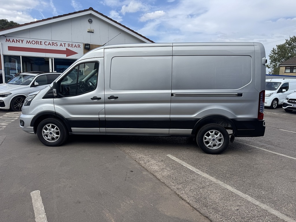 Ford Transit Custom 2.0 350 Ecoblue Limited Panel Van Manua HK24YWG Silver #4