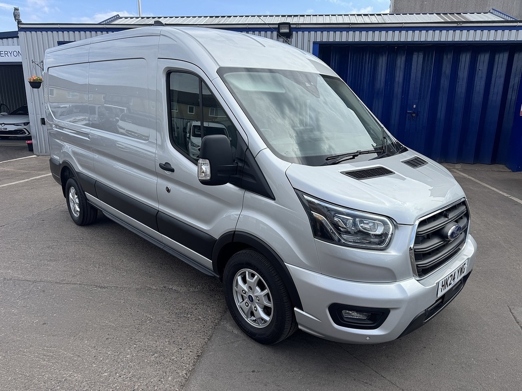 Ford Transit Custom 2.0 350 Ecoblue Limited Panel Van Manua HK24YWG Silver