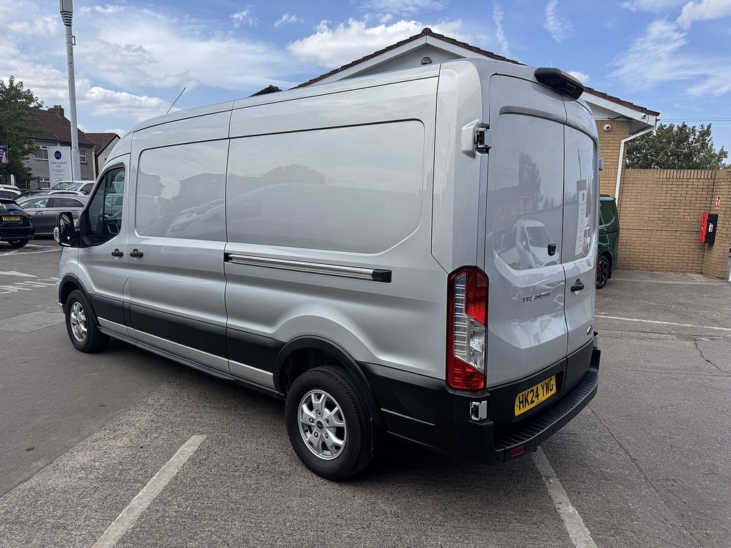 Ford Transit Custom 2.0 350 Ecoblue Limited Panel Van Manua HK24YWG Silver #5