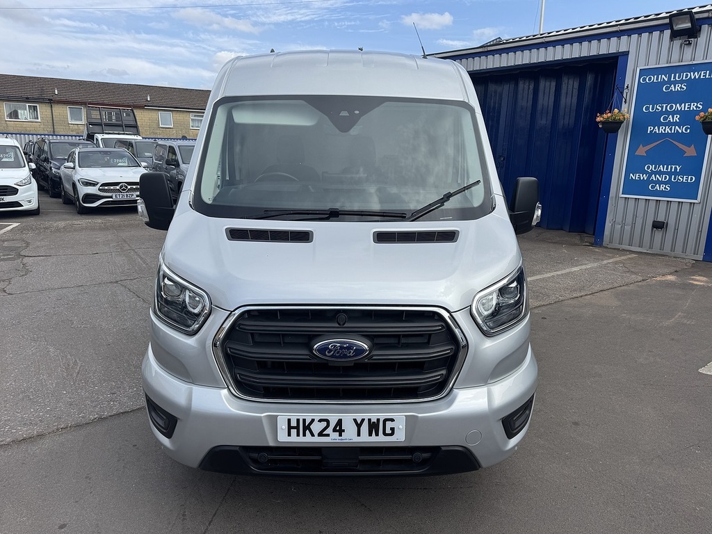 Ford Transit Custom 2.0 350 Ecoblue Limited Panel Van Manua HK24YWG Silver #2