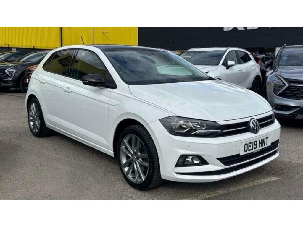 Volkswagen Polo 1.0 Tsi Gpf Sel Hatchback Dsg Euro 6 S White