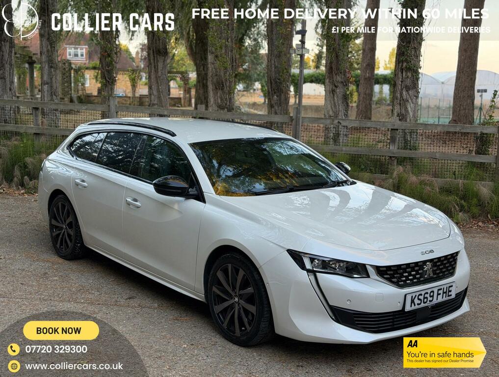 Peugeot 508 SW 2.0 Bluehdi Gt Line Estate Eat Euro 6 White