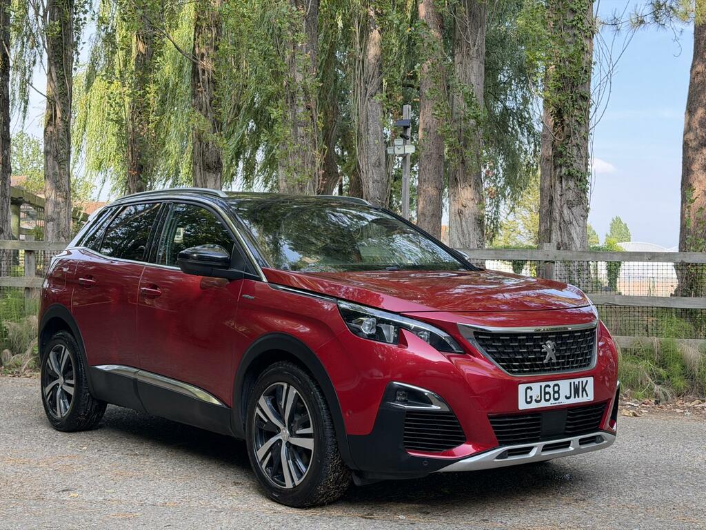 Peugeot 3008 Gt Line GJ68JWK Red #2