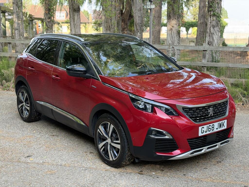 Peugeot 3008 Gt Line GJ68JWK Red #5