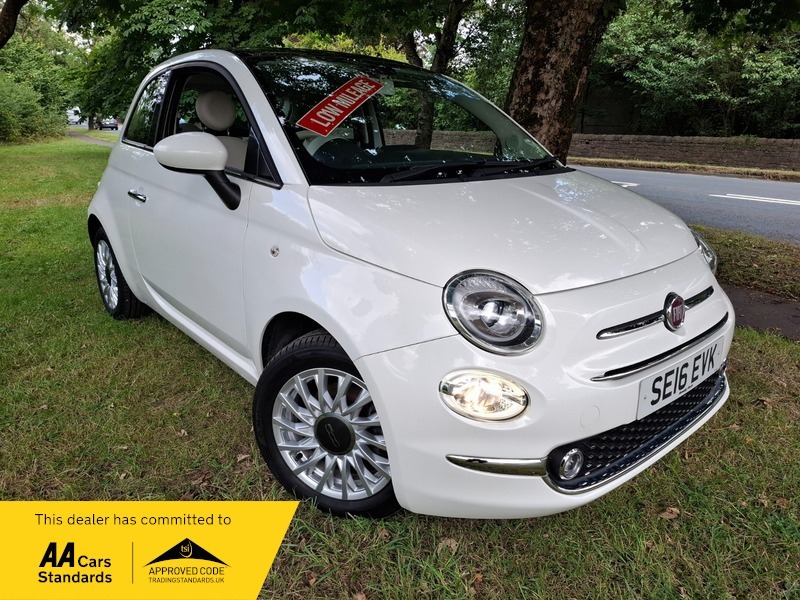 Fiat 500 Lounge White