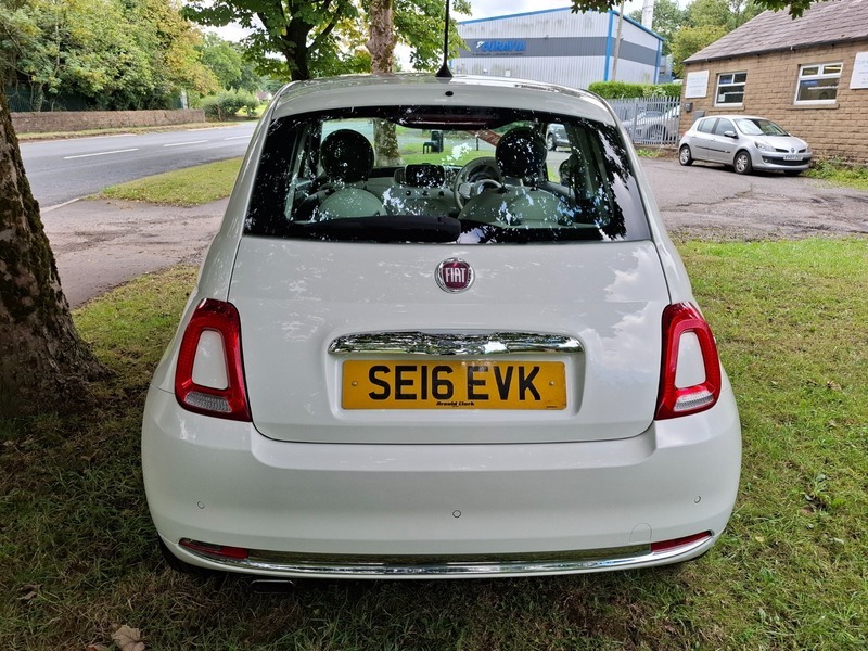 Fiat 500 Lounge White #6