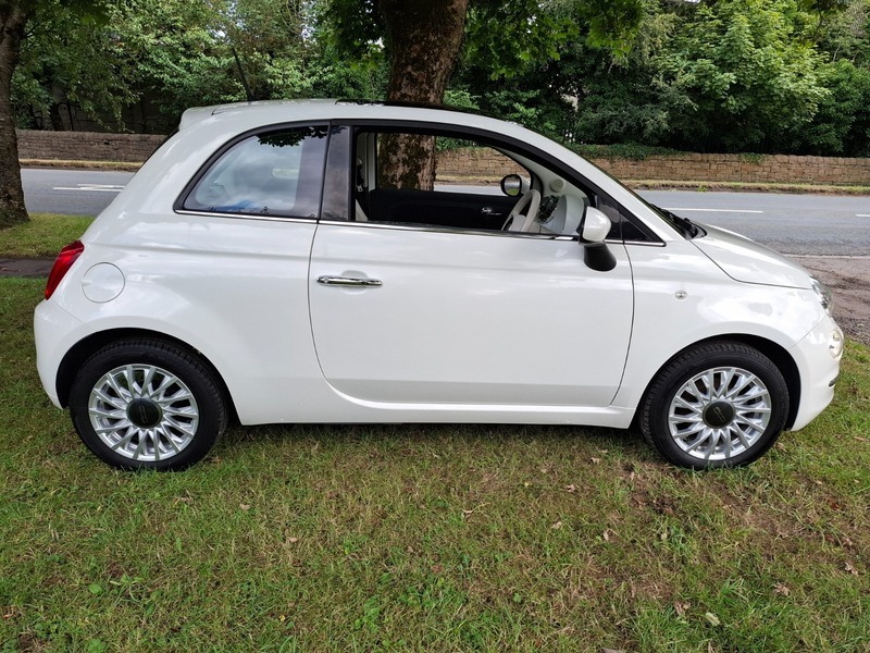 Fiat 500 Lounge White #2