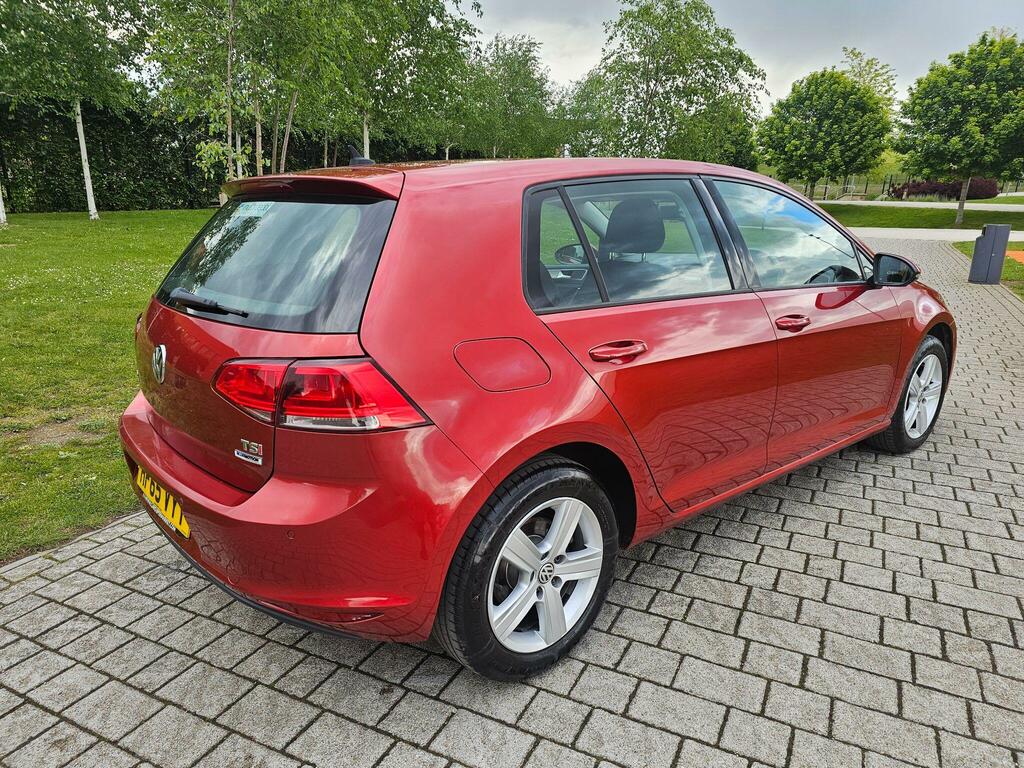 Volkswagen Golf 1.4 Tsi Bluemotion Tech Match Dsg Euro 6 Ss HF65VYY Red #6