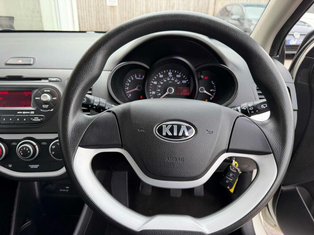 Kia Picanto 1.0 1 Euro 5 KX63XTO White #4