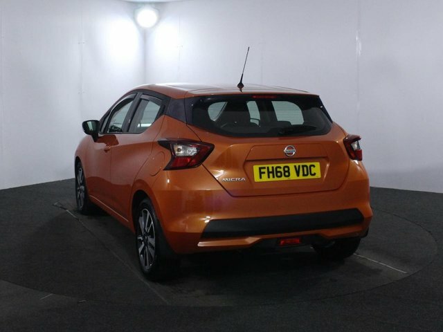 Nissan Micra 1.0 Ig Acenta Hatchback Euro 6 Orange #5