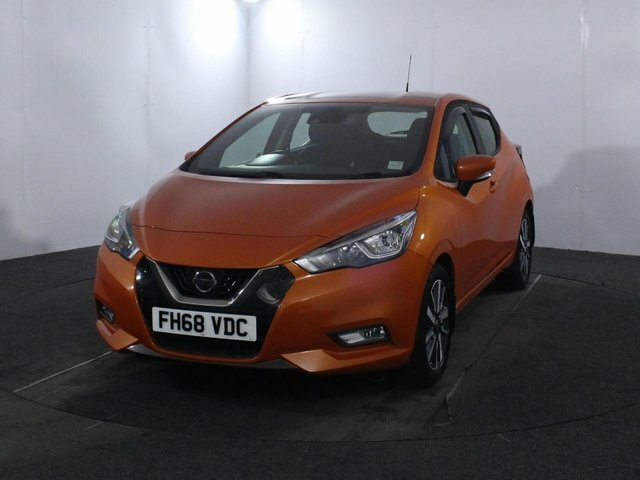 Nissan Micra 1.0 Ig Acenta Hatchback Euro 6 Orange #3