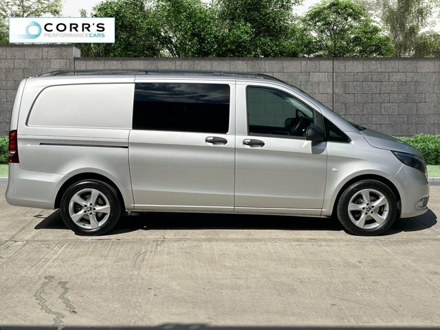 Mercedes-Benz Vito 2.1 116 Cdi Premium Crew Van Double Cab Silver #2