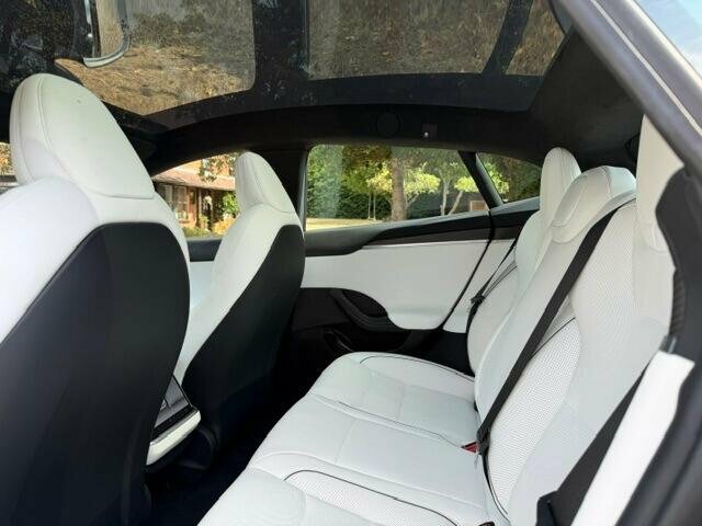 Tesla Model S Tri Motor Plaid Hatchback 4Wde White #8