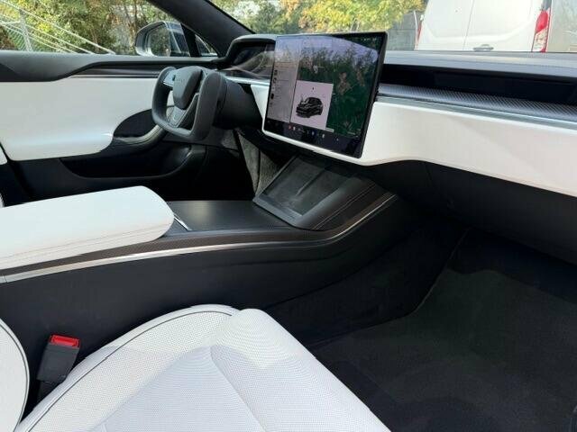 Tesla Model S Tri Motor Plaid Hatchback 4Wde White #9