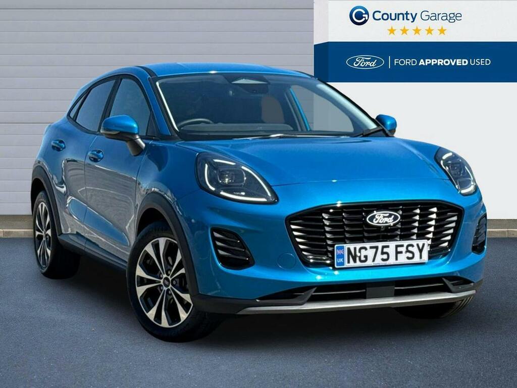 Ford Puma 1.0T Ecoboost Mhev Titanium Suv Hybrid Blue