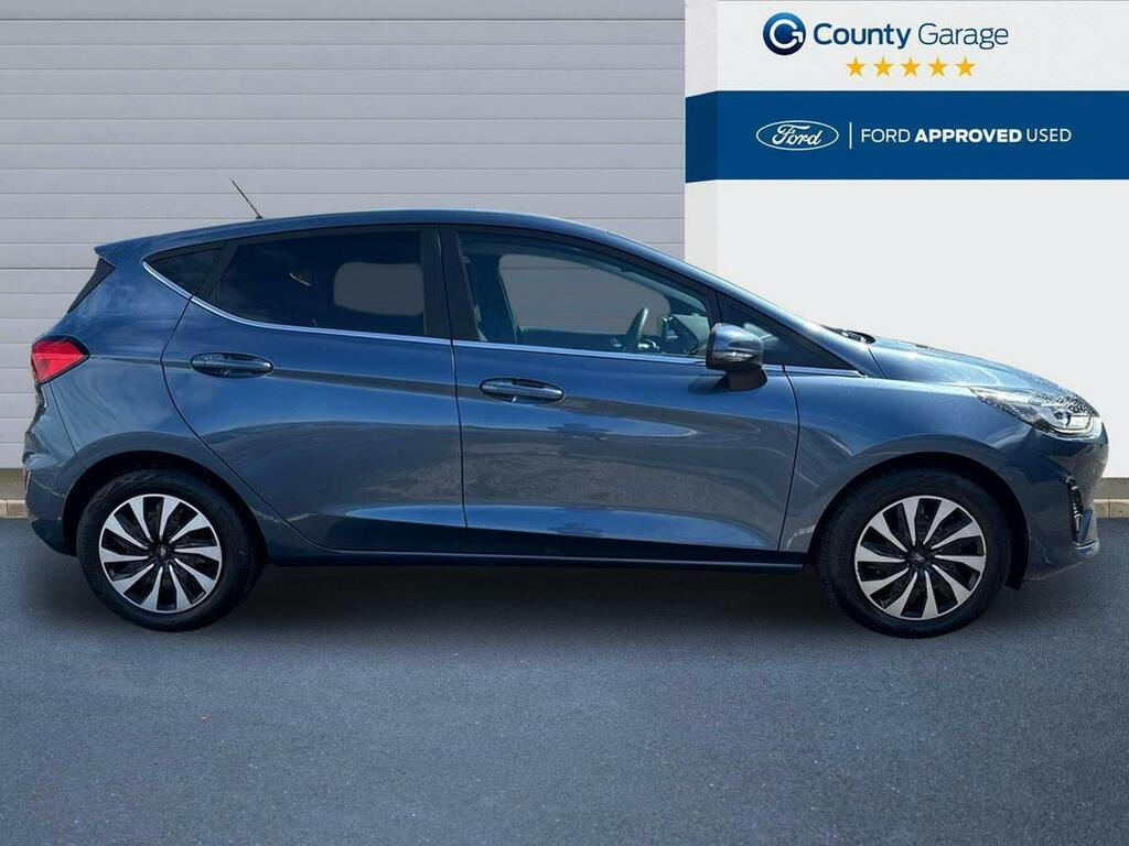 Ford Fiesta 1.0T Ecoboost Titanium Hatchback BT23GKC Blue #4