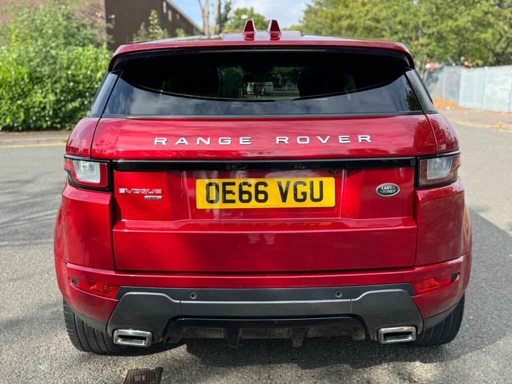 Land Rover Range Rover Evoque 2L Hse Dynamic OE66VGU Red #4
