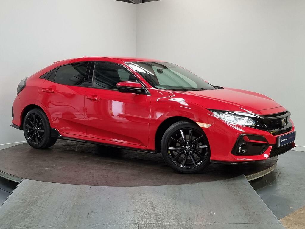 Honda Civic 1.5 Vtec Turbo Sport Euro 6 Ss PO20VXM Red #3