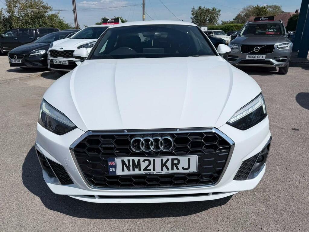 Audi A5 Hatchback 2.0 Tdi 40 S Line Sportback S Tronic Qua NM21KRJ White #2
