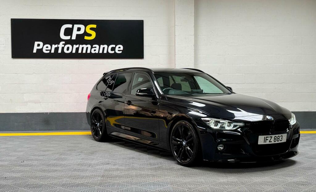 BMW 3 Series 3.0 330D M Sport Touring Euro 6 S S Black #2