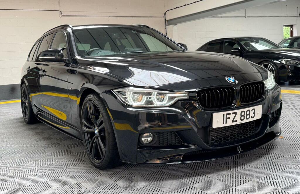 BMW 3 Series 3.0 330D M Sport Touring Euro 6 S S Black #6