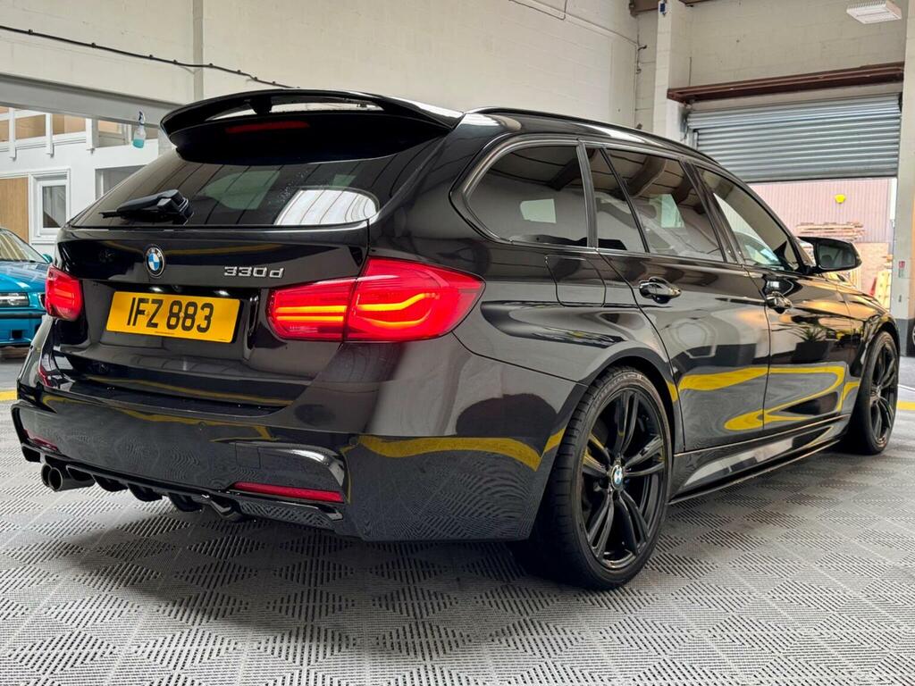 BMW 3 Series 3.0 330D M Sport Touring Euro 6 S S Black #3
