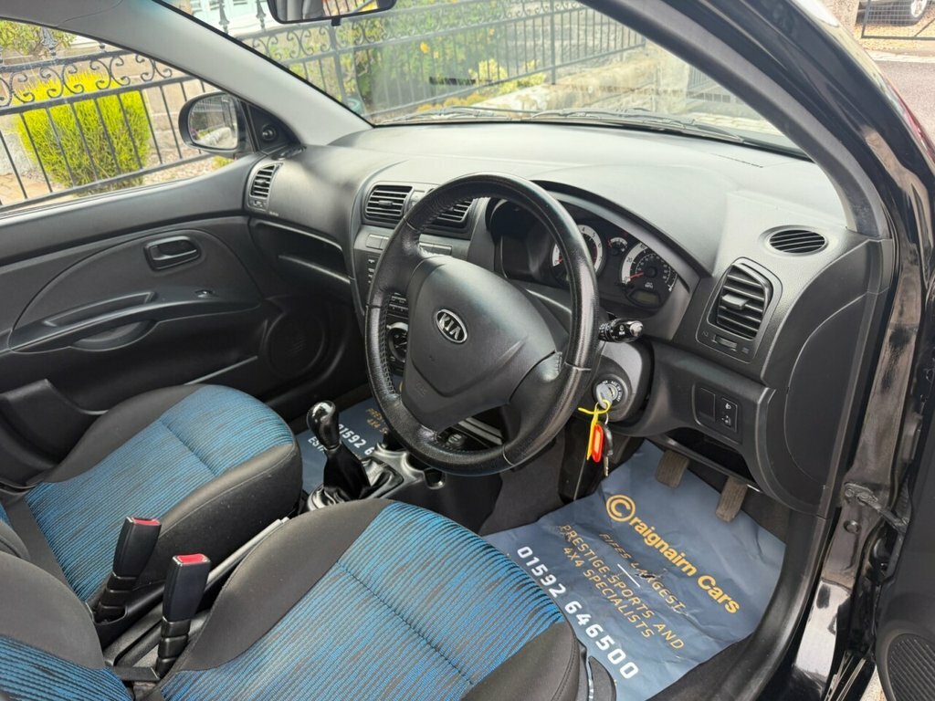 Kia Picanto Hatchback Black #2