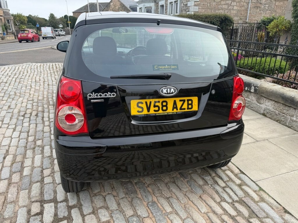 Kia Picanto Hatchback Black #6