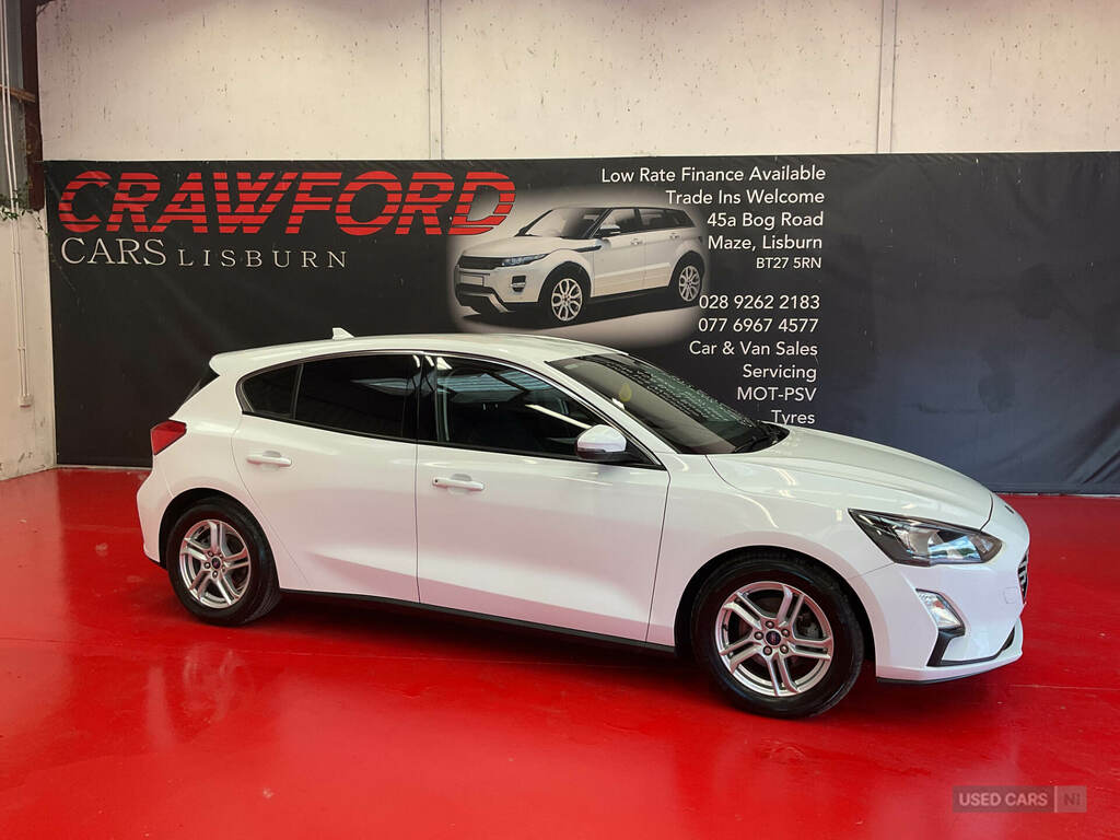 Ford Focus 1.0 Ecoboost 125 Zetec YIG7842 White #2