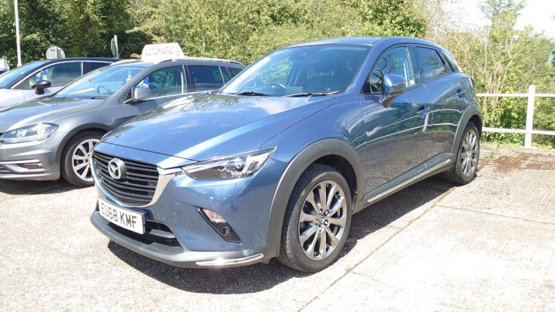 Mazda CX-3 2.0 150 Sport Nav Awd EU68KMF Blue #4