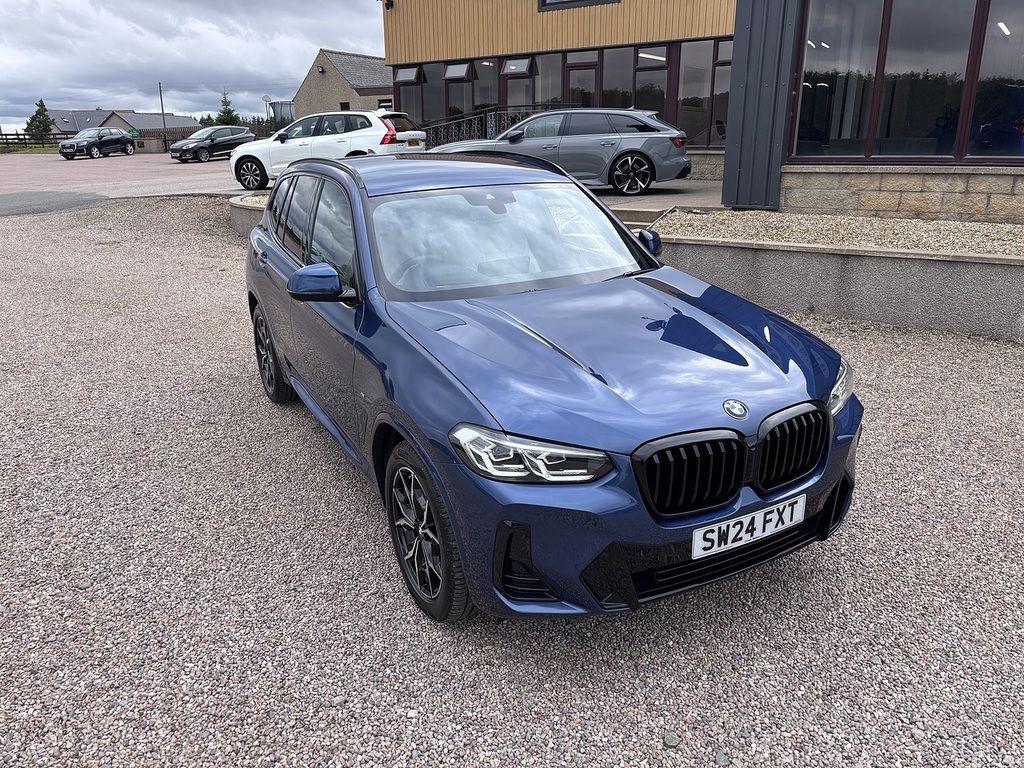 BMW X3 Suv SW24FXT Blue #2