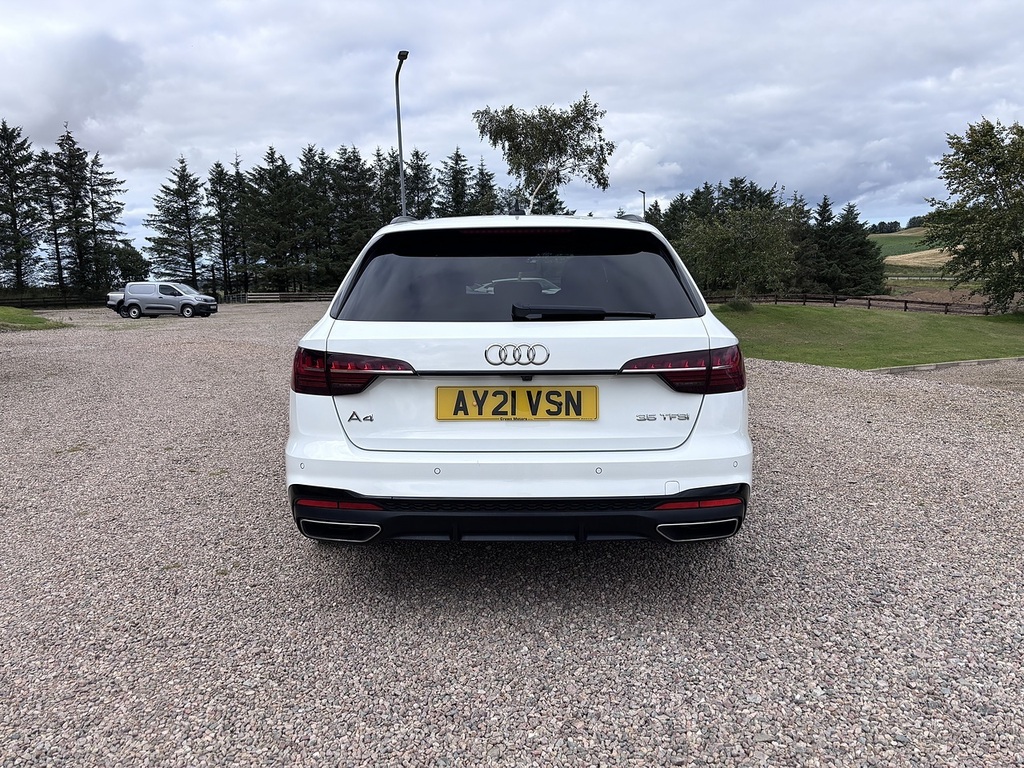 Audi A4 Avant Estate AY21VSN White #6