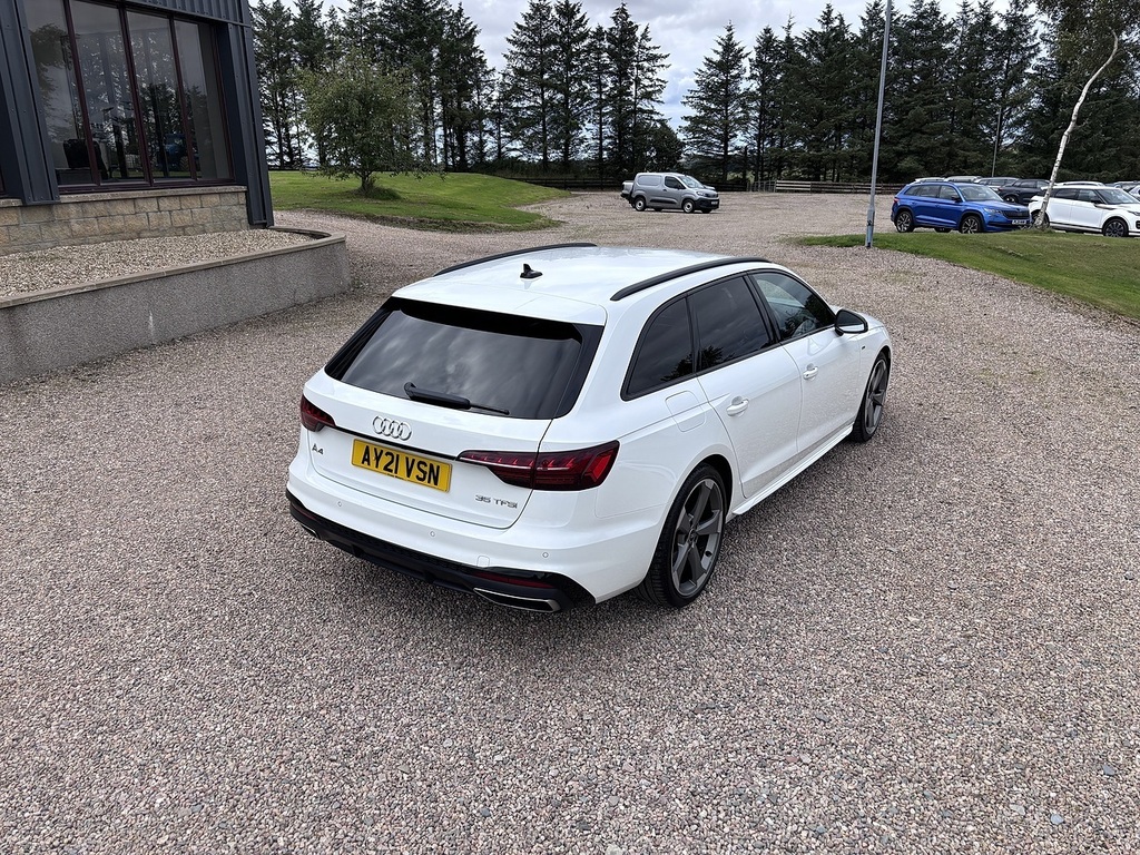 Audi A4 Avant Estate AY21VSN White #5
