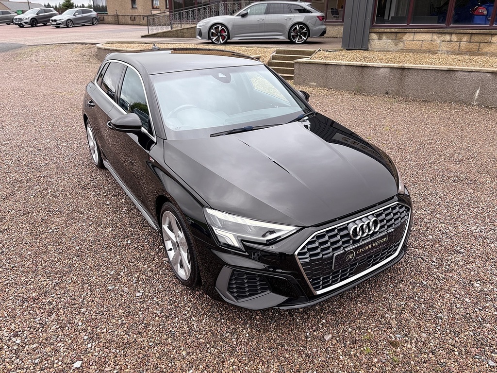 Audi A3 Sportback Tfsi S Line SV21OGP Black #2