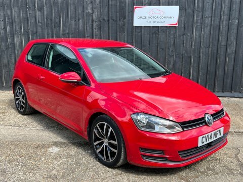 Volkswagen Golf 2014 14 Se CV14NFN Red