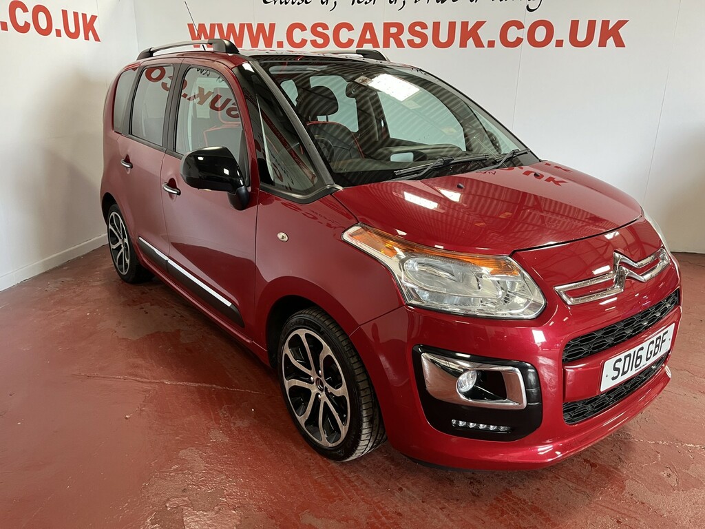 Citroen C3 Picasso 1.6 Bluehdi Platinum Red