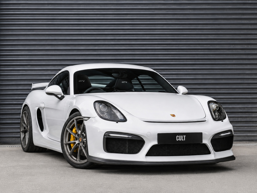 Porsche Cayman 3.8 981 Gt4 Coupe Euro 6 385 Ps White
