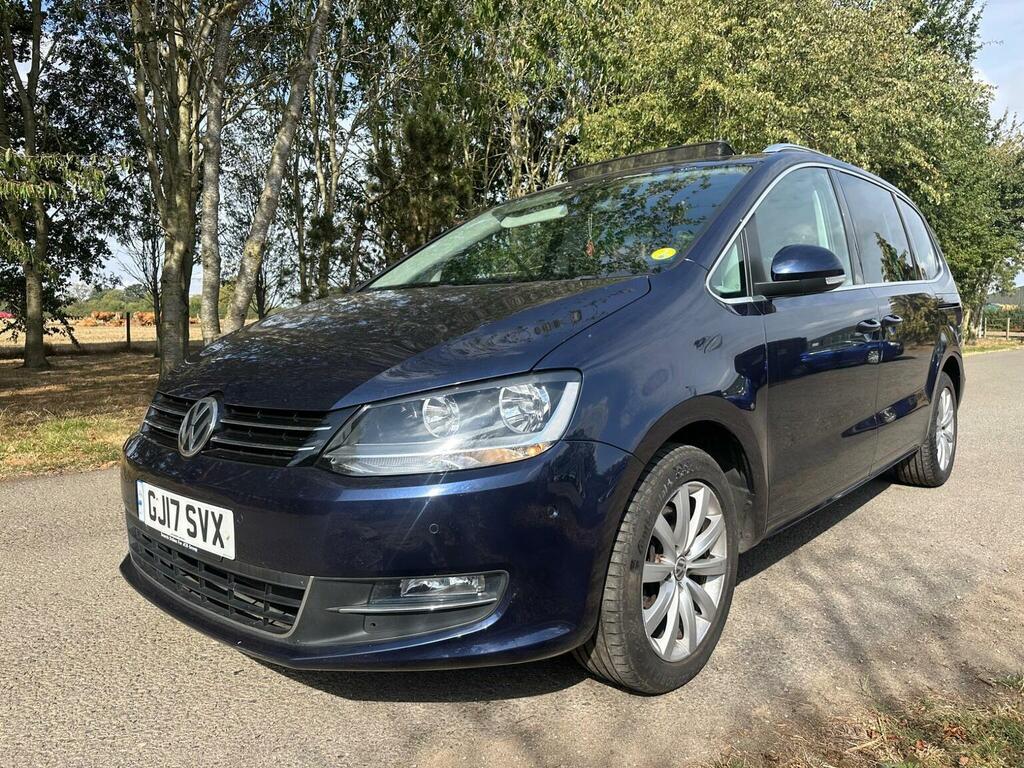 Volkswagen Sharan Mpv 2.0 Tdi Bluemotion Tech Sel Dsg Euro 6 Ss 5 GJ17SVX Blue #3