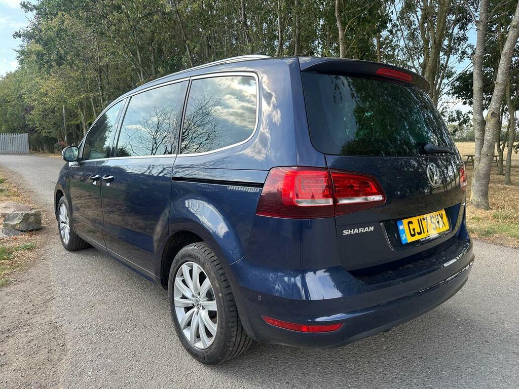 Volkswagen Sharan Mpv 2.0 Tdi Bluemotion Tech Sel Dsg Euro 6 Ss 5 GJ17SVX Blue #5