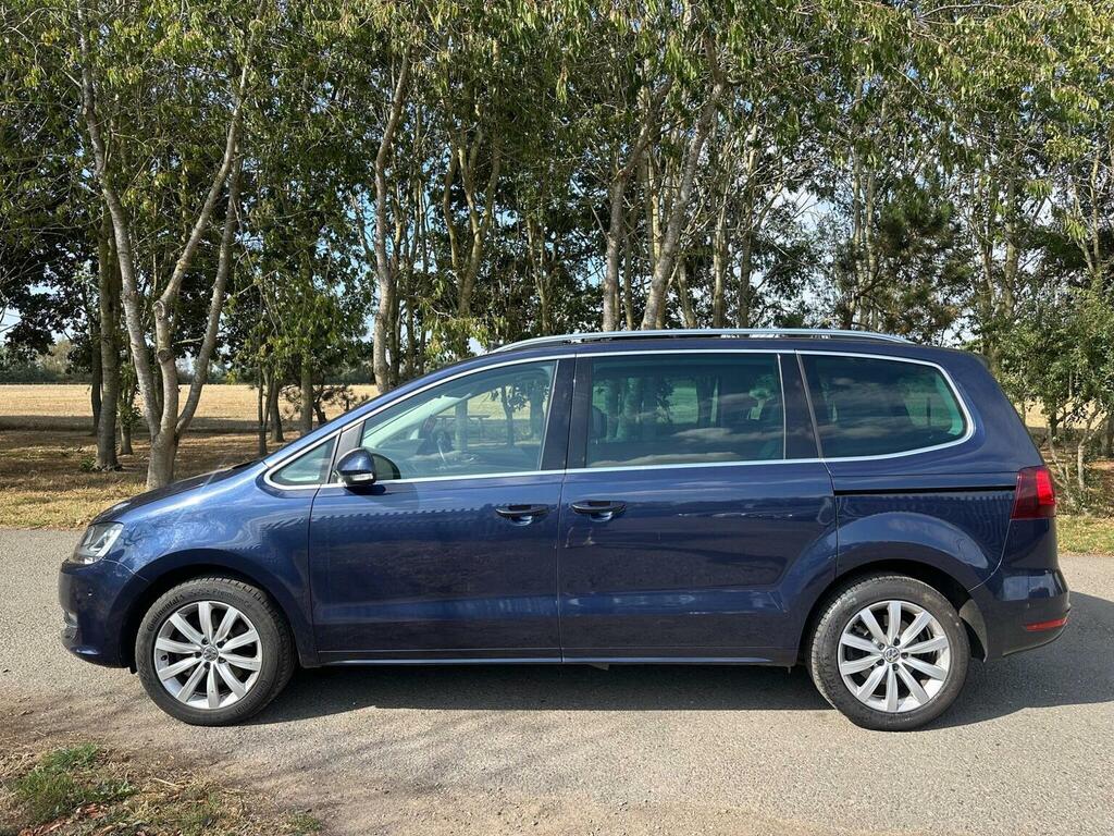 Volkswagen Sharan Mpv 2.0 Tdi Bluemotion Tech Sel Dsg Euro 6 Ss 5 GJ17SVX Blue #4