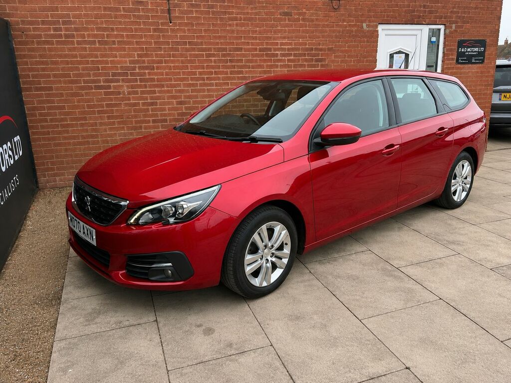 Peugeot 308 SW Active Premium 1.5 Bluehdi Full Service History Red #3