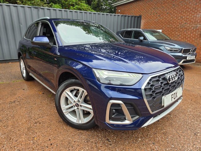Audi Q5 2021 2.0 Tdi 40 S Line Suv S Tronic Qua Blue
