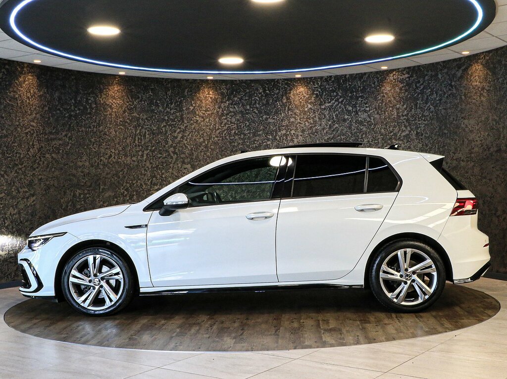 Volkswagen Golf Tdi R-line YA24AZV White #5